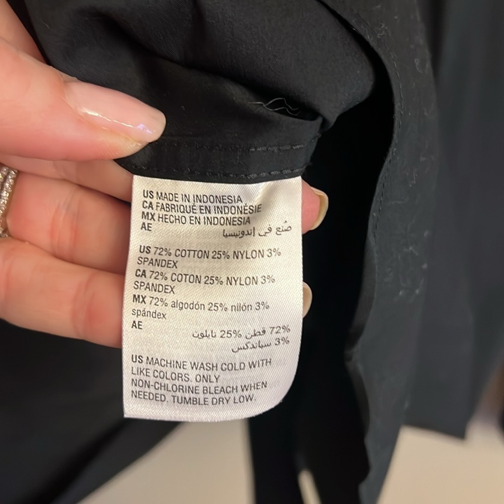 Black button down - Picture 5 of 5